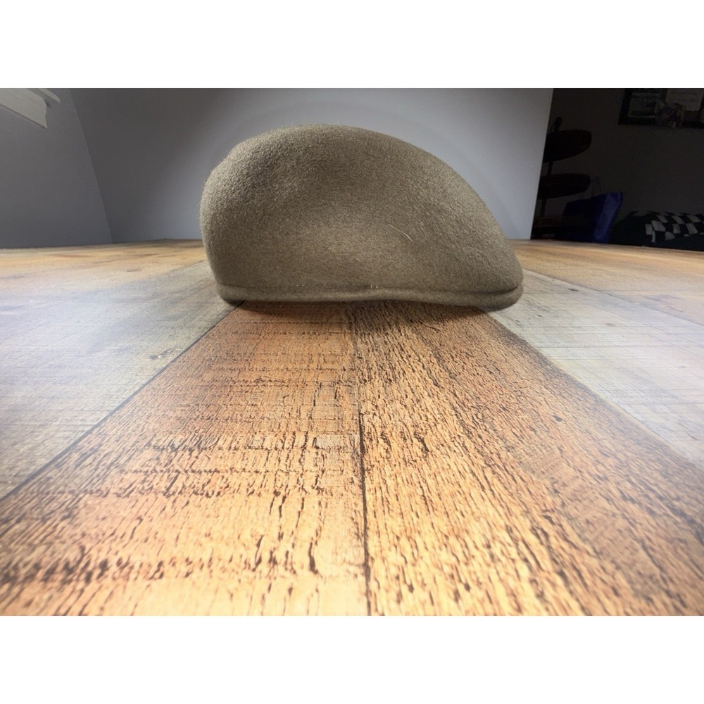 Borsalino Rachel Men's M Brown 100% Wool Felt Ivy Flat Cap Newsboy Made Czech - Picture 8 of 11